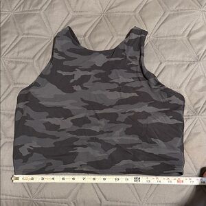 Athleta Camo Print Women's Crop Athletic Tank Top